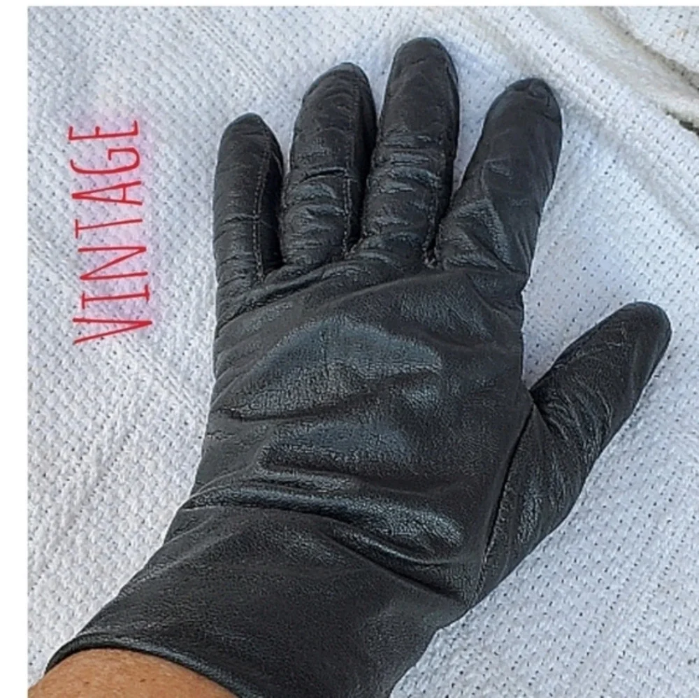 Vintage Fownes cashmere lined gloves 7.5